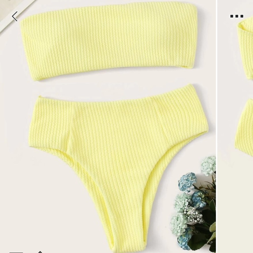 Yellow SHEIN Bikini! BNWB
